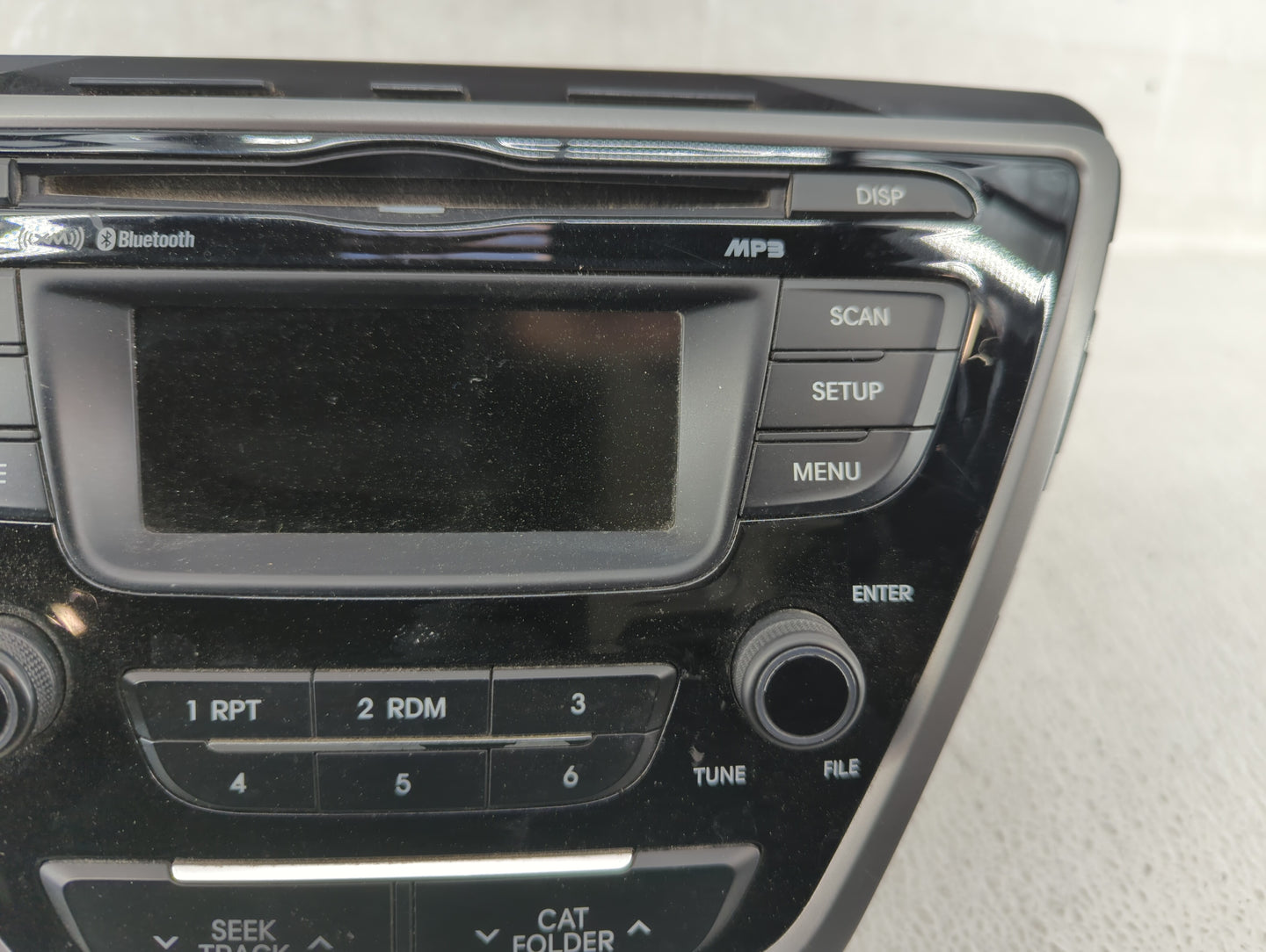 2014-2015 Hyundai Elantra Radio AM FM Cd Player Receiver Replacement P/N:96170-3X166GU Fits Fits 2014 2015 OEM Used Auto Par