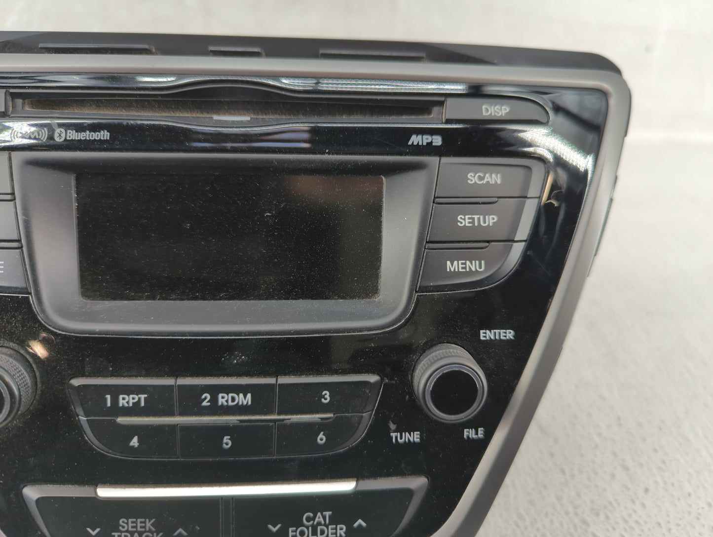 2014-2015 Hyundai Elantra Radio AM FM Cd Player Receiver Replacement P/N:96170-3X166GU Fits Fits 2014 2015 OEM Used Auto Par