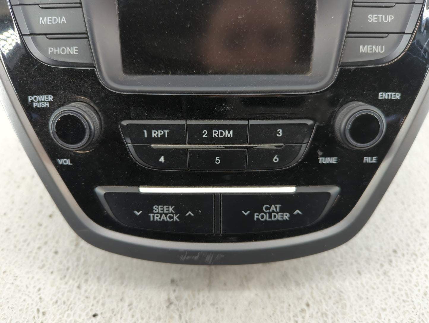 2014-2015 Hyundai Elantra Radio AM FM Cd Player Receiver Replacement P/N:96170-3X166GU Fits Fits 2014 2015 OEM Used Auto Par