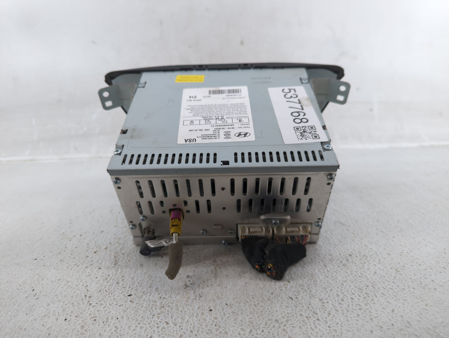 2014-2015 Hyundai Elantra Radio AM FM Cd Player Receiver Replacement P/N:96170-3X166GU Fits Fits 2014 2015 OEM Used Auto Par