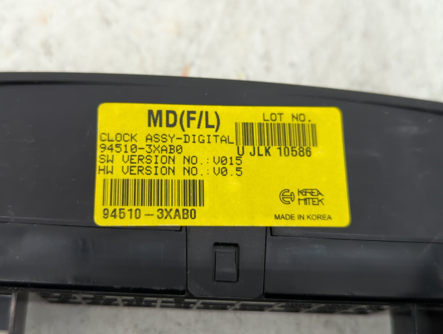 2014 Hyundai Elantra CLOCK DISPLAY - Oemusedautoparts1.com