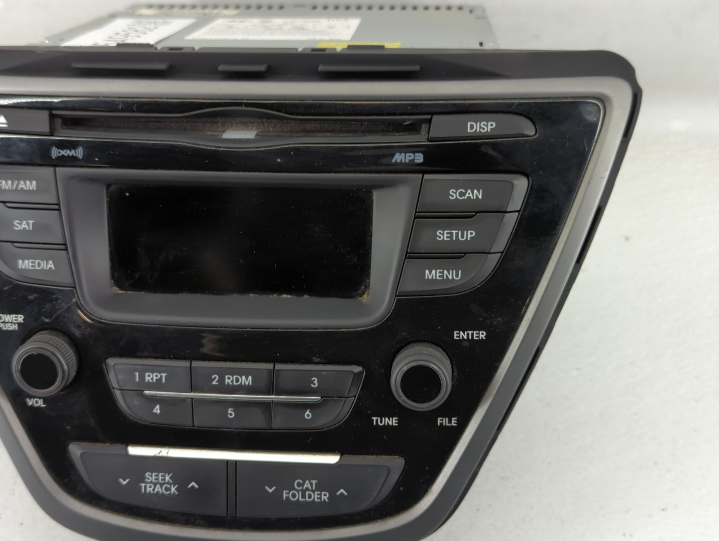 2014-2016 Hyundai Elantra Am Fm Cd Player Radio Receiver - Oemusedautoparts1.com