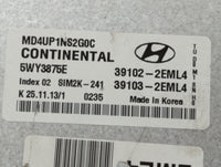 2014-2016 Hyundai Elantra PCM Engine Control Computer ECU ECM PCU OEM P/N:39131-2EMB0 39103-2EML6 Fits Fits 2014 2015 2016 O