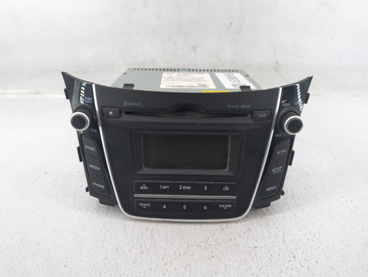 2013-2015 Hyundai Elantra Radio AM FM Cd Player Receiver Replacement P/N:96170-A5160GU Fits Fits 2013 2014 2015 OEM Used Aut