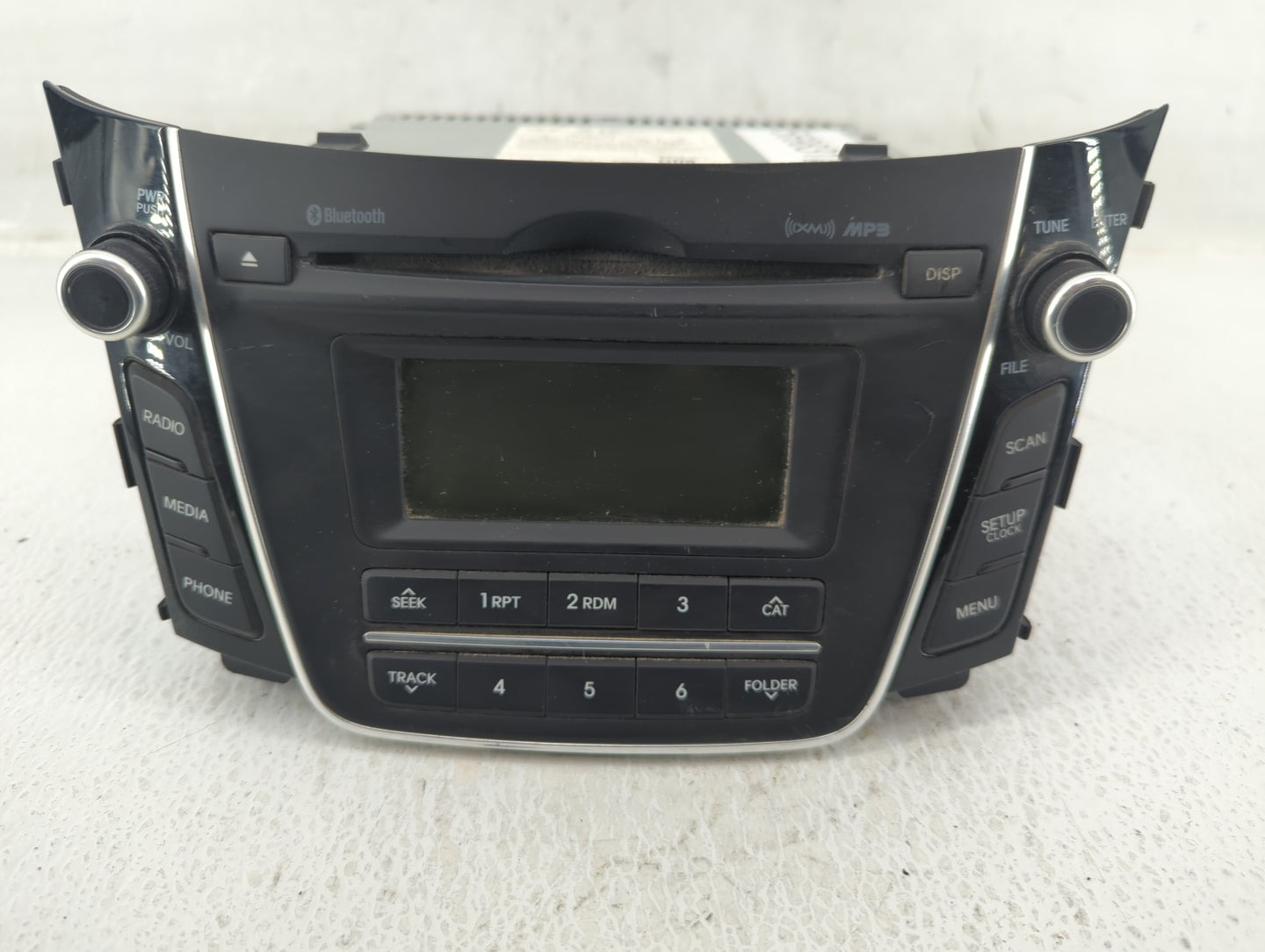 2013-2015 Hyundai Elantra Radio AM FM Cd Player Receiver Replacement P/N:96170-A5160GU Fits Fits 2013 2014 2015 OEM Used Aut