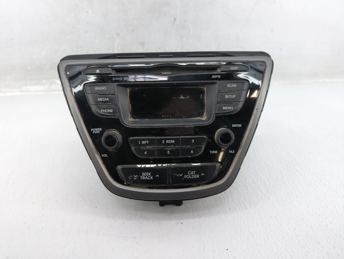 2014-2015 Hyundai Elantra Am Fm Cd Player Radio Receiver 577239 - Oemusedautoparts1.com
