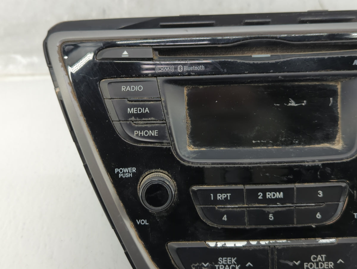 2014-2015 Hyundai Elantra Am Fm Cd Player Radio Receiver 577239 - Oemusedautoparts1.com