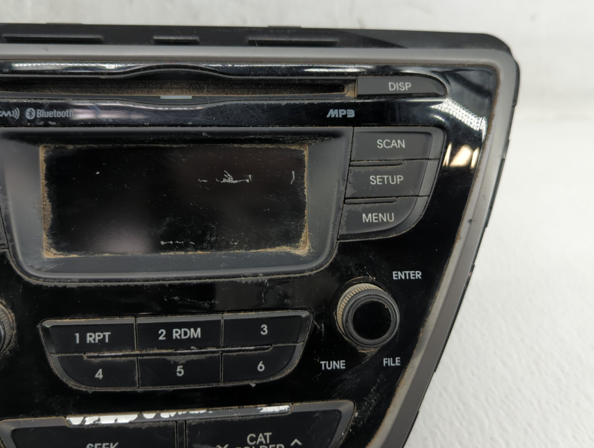 2014-2015 Hyundai Elantra Am Fm Cd Player Radio Receiver 577239 - Oemusedautoparts1.com