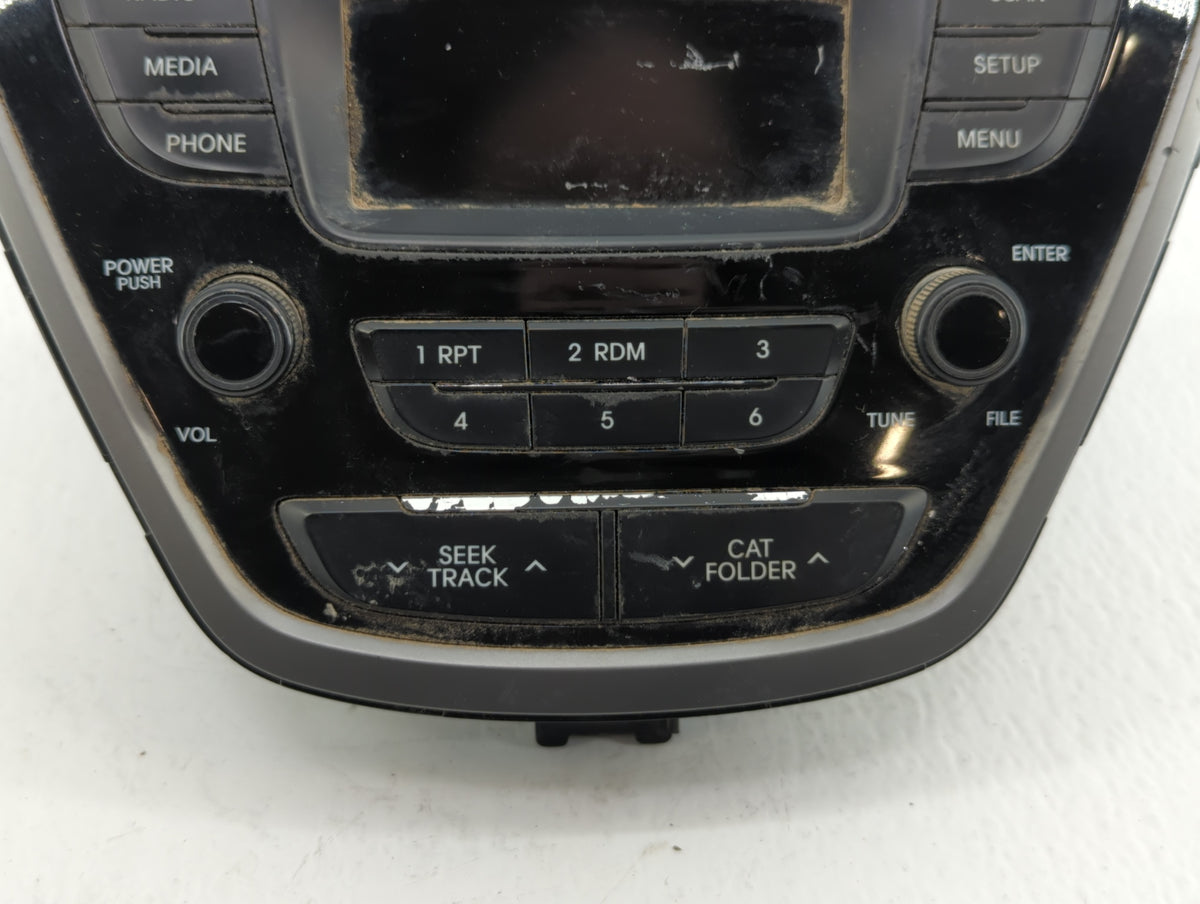 2014-2015 Hyundai Elantra Am Fm Cd Player Radio Receiver 577239 - Oemusedautoparts1.com