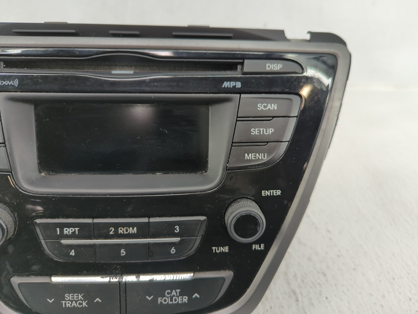 2014-2016 Hyundai Elantra Radio AM FM Cd Player Receiver Replacement P/N:96170-3X156GU Fits Fits 2014 2015 2016 OEM Used Aut