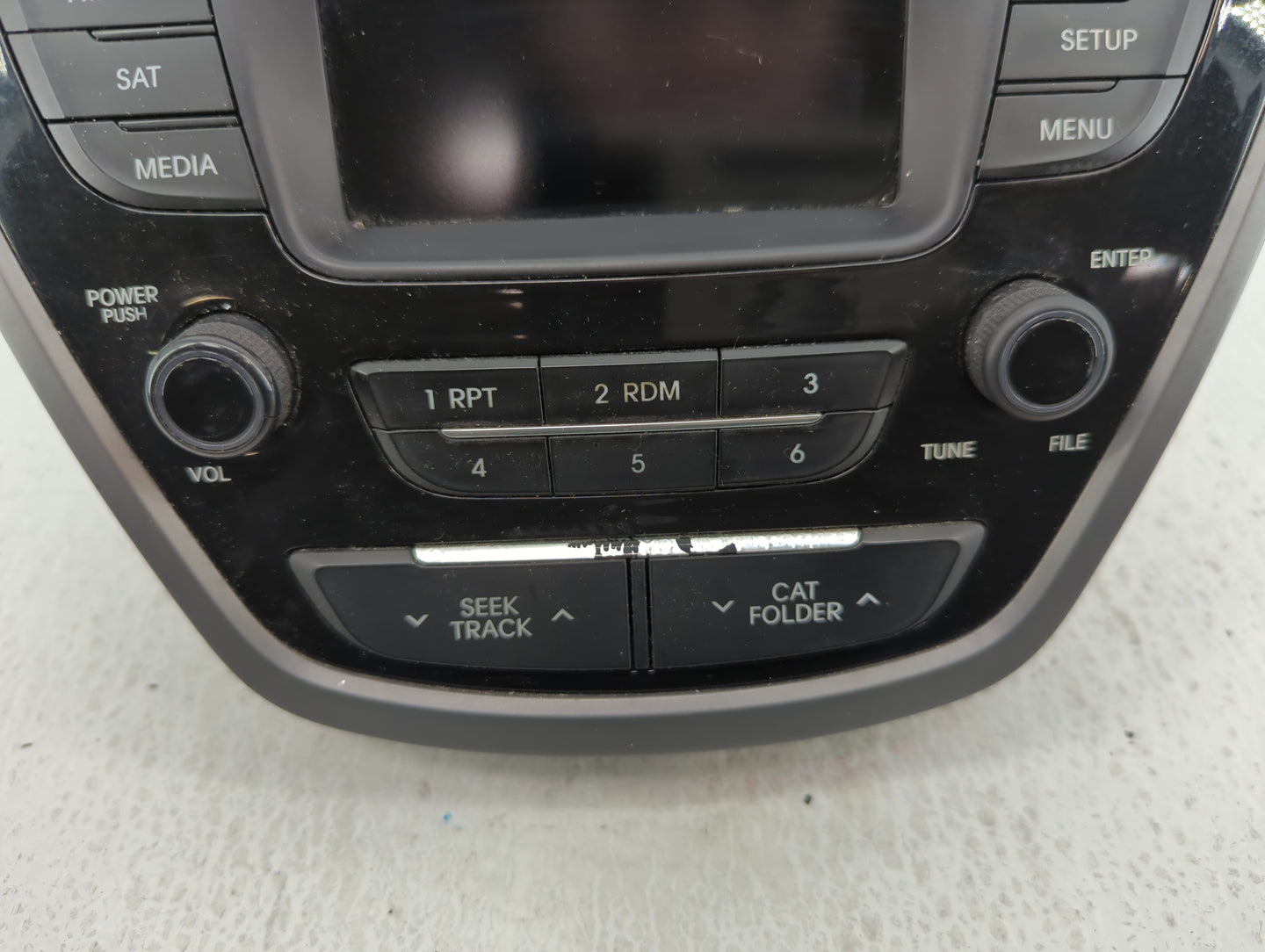 2014-2016 Hyundai Elantra Radio AM FM Cd Player Receiver Replacement P/N:96170-3X156GU Fits Fits 2014 2015 2016 OEM Used Aut