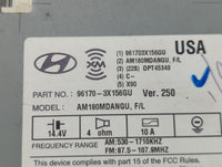 2014-2016 Hyundai Elantra Radio AM FM Cd Player Receiver Replacement P/N:96170-3X156GU Fits Fits 2014 2015 2016 OEM Used Aut
