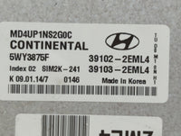 2014-2016 Hyundai Elantra PCM Engine Control Computer ECU ECM PCU OEM P/N:39103-2EML4 39102-2EML4 Fits Fits 2014 2015 2016 O