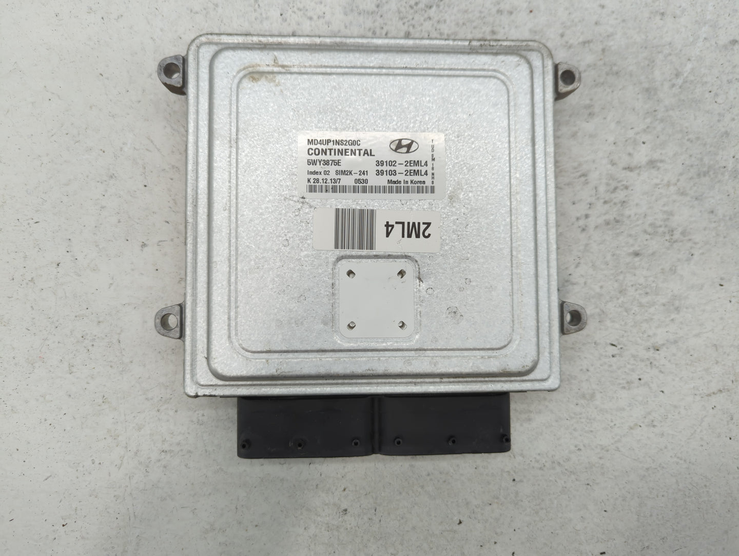 2014-2016 Hyundai Elantra PCM Engine Control Computer ECU ECM PCU OEM P/N:39102-2EML4 Fits Fits 2014 2015 2016 OEM Used Auto