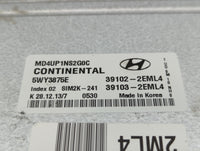 2014-2016 Hyundai Elantra PCM Engine Control Computer ECU ECM PCU OEM P/N:39102-2EML4 Fits Fits 2014 2015 2016 OEM Used Auto