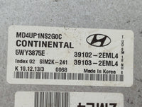 2014-2016 Hyundai Elantra PCM Engine Control Computer ECU ECM PCU OEM P/N:39102-2EML4 Fits Fits 2014 2015 2016 OEM Used Auto