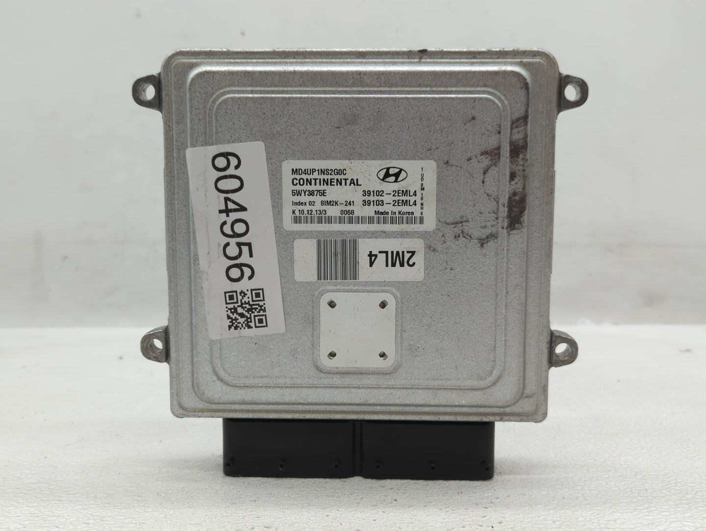 2014-2016 Hyundai Elantra PCM Engine Control Computer ECU ECM PCU OEM P/N:39102-2EML4 Fits Fits 2014 2015 2016 OEM Used Auto