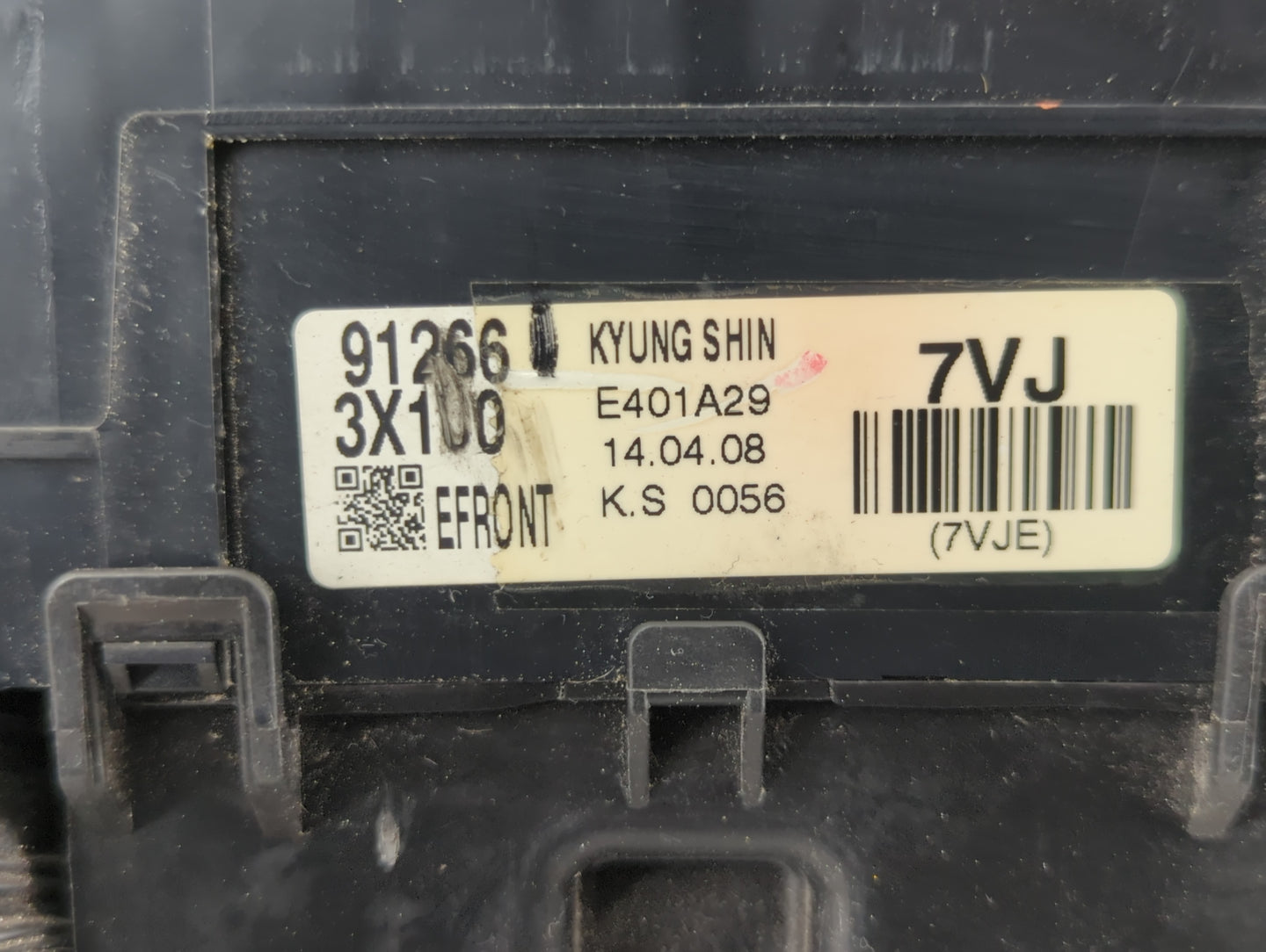 2014-2016 Hyundai Elantra Fusebox Fuse Box Panel Relay Module P/N:91266-3X100 Fits Fits 2014 2015 2016 OEM Used Auto Parts -