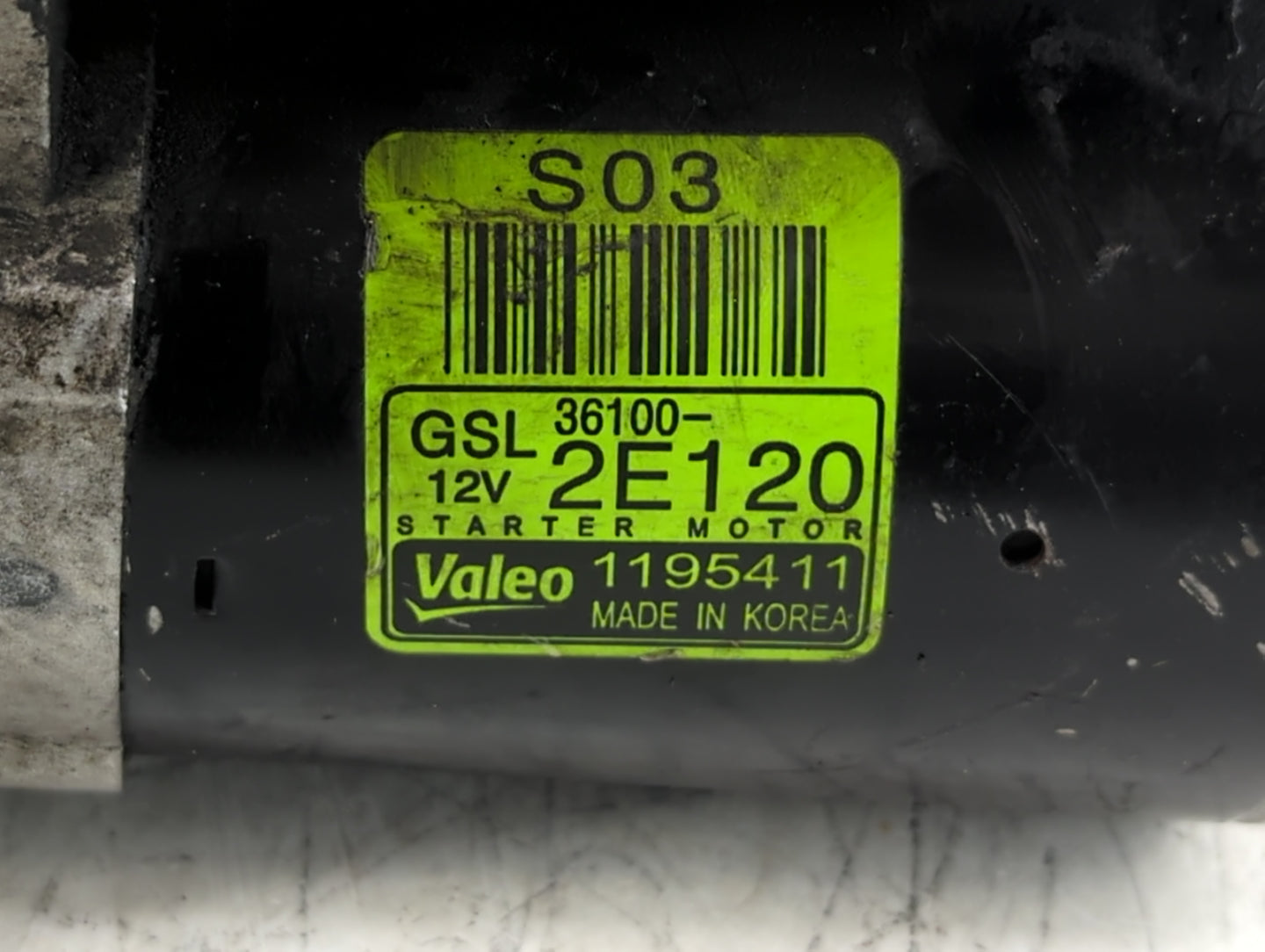 2014-2016 Hyundai Elantra Car Starter Motor Solenoid OEM P/N:36100-2E120 Fits Fits 2014 2015 2016 OEM Used Auto Parts - Oemu