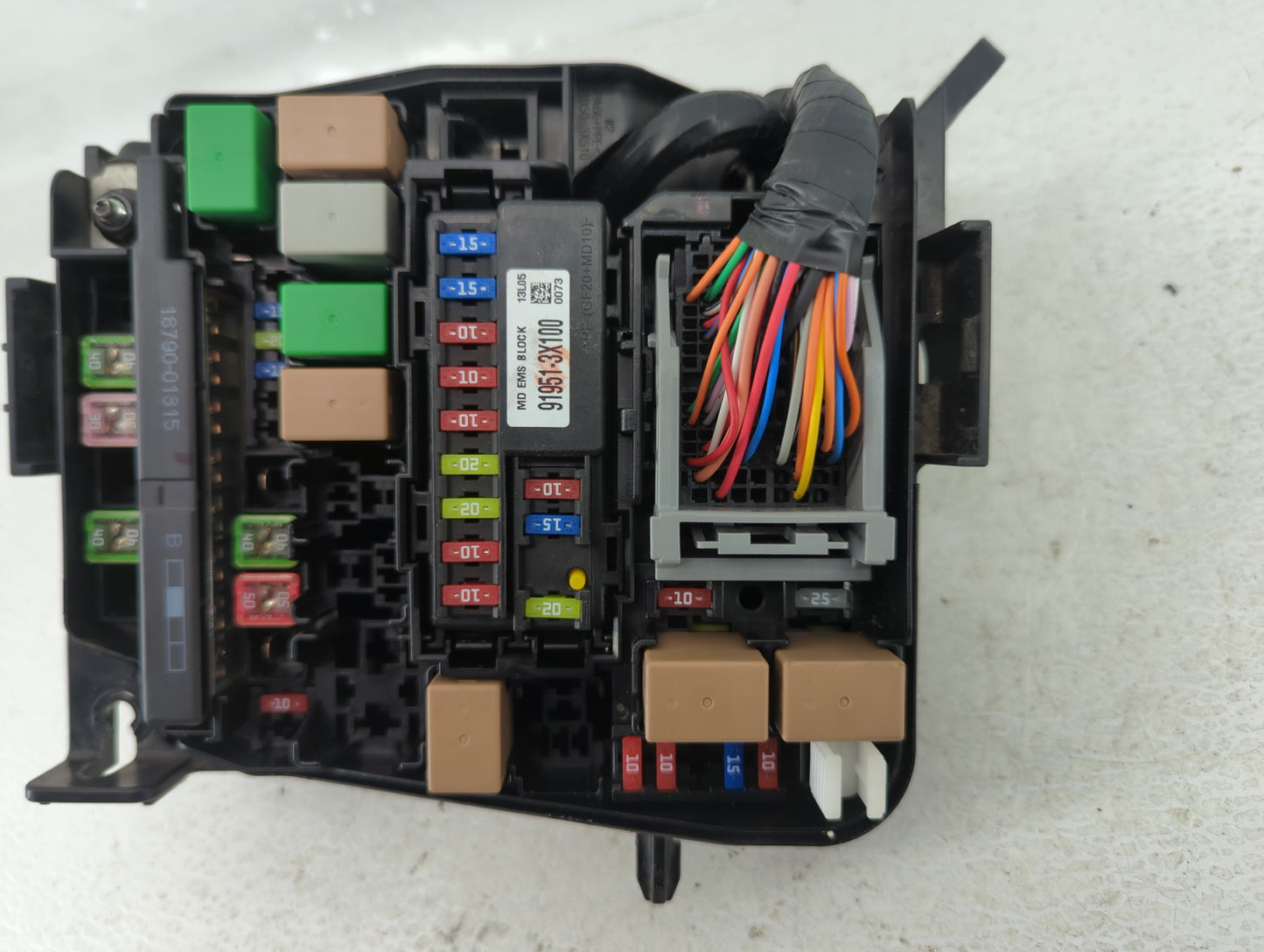 2014-2016 Hyundai Elantra Fusebox Fuse Box Panel Relay Module P/N:91265 3X080 Fits Fits 2014 2015 2016 OEM Used Auto Parts -