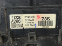 2014-2015 Hyundai Elantra Fusebox Fuse Box Panel Relay Module P/N:91238 A5995 Fits Fits 2014 2015 OEM Used Auto Parts - Oemu