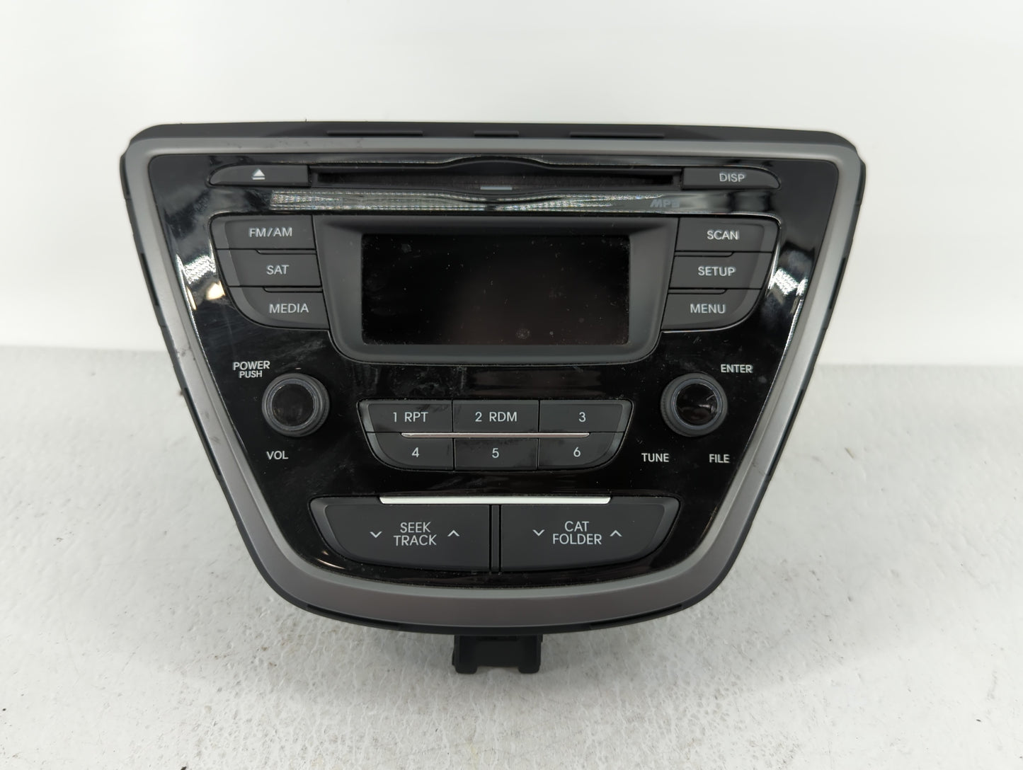 2014-2015 Hyundai Elantra Radio AM FM Cd Player Receiver Replacement P/N:96170-3X156GU Fits Fits 2014 2015 OEM Used Auto Par