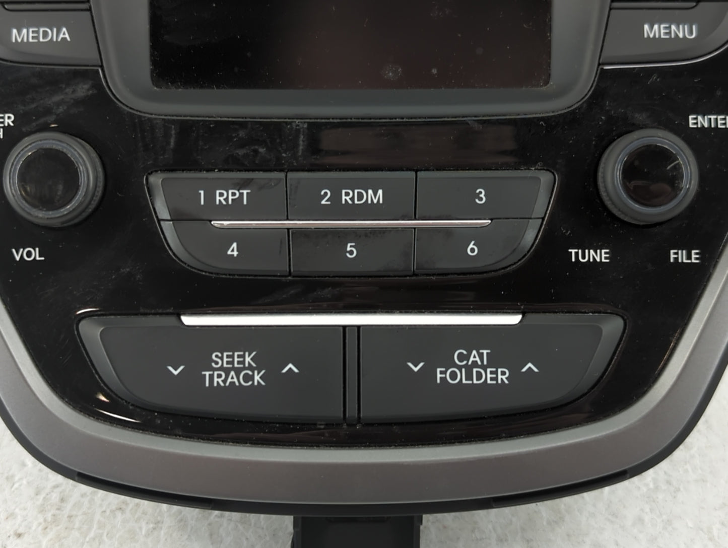2014-2015 Hyundai Elantra Radio AM FM Cd Player Receiver Replacement P/N:96170-3X156GU Fits Fits 2014 2015 OEM Used Auto Par