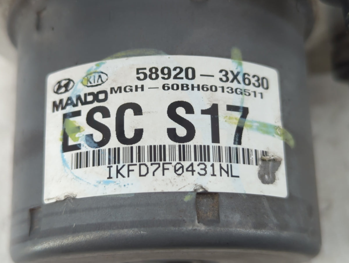 2014-2016 Hyundai Elantra Anti-Lock Brake ABS Pump Module Actuator OEM P/N:58920-3X630 Fits Fits 2014 2015 2016 OEM Used Aut