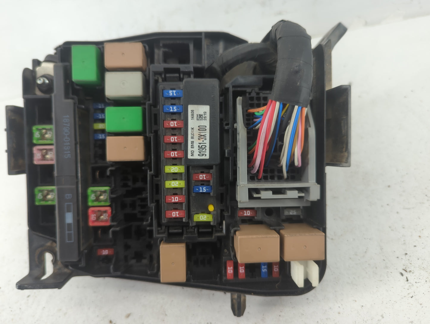 2014-2016 Hyundai Elantra Fusebox Fuse Box Panel Relay Module P/N:91266 3X030 Fits Fits 2014 2015 2016 OEM Used Auto Parts -