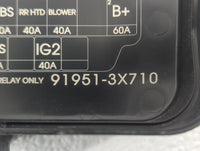 2014-2016 Hyundai Elantra Fusebox Fuse Box Panel Relay Module P/N:91951-3X710 Fits Fits 2014 2015 2016 OEM Used Auto Parts -