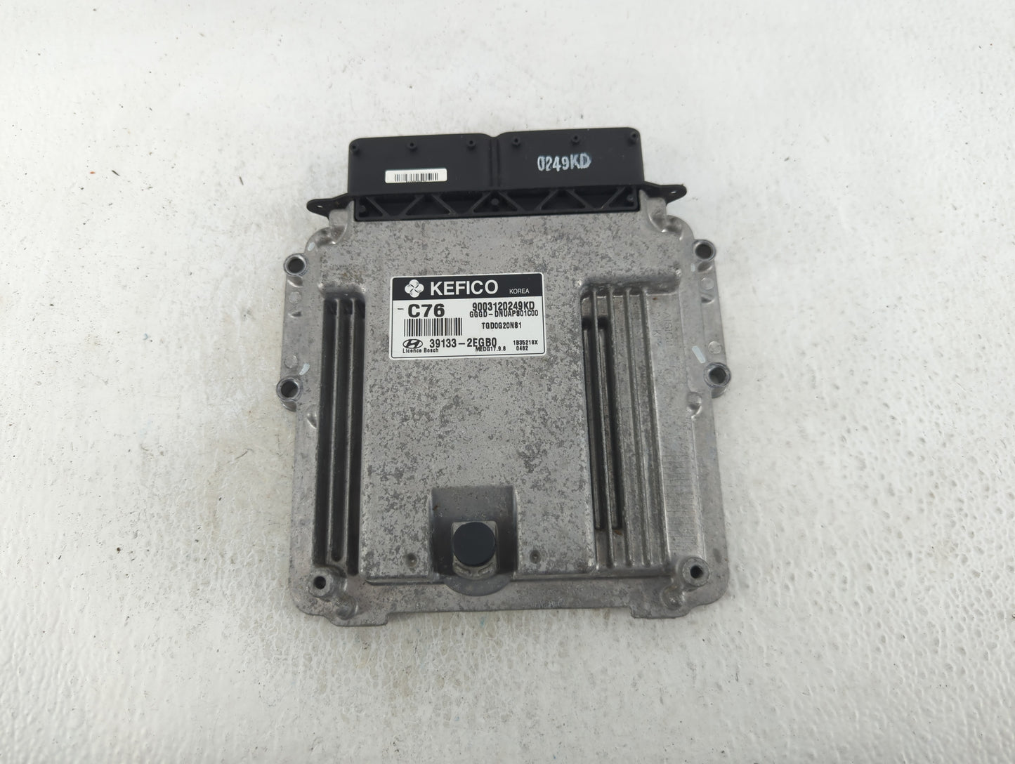 2014 Hyundai Elantra PCM Engine Control Computer ECU ECM PCU OEM P/N:39133-2EGB0 Fits OEM Used Auto Parts - Oemusedautoparts