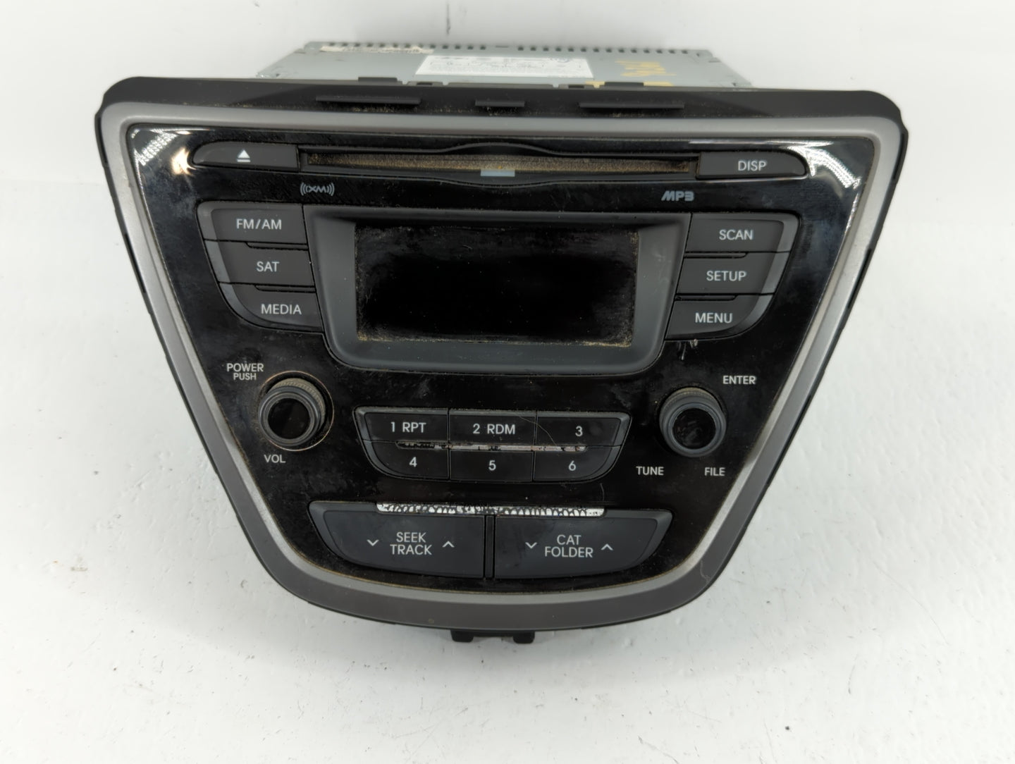 2014-2016 Hyundai Elantra Radio AM FM Cd Player Receiver Replacement P/N:96170-3X156GU Fits Fits 2014 2015 2016 OEM Used Aut
