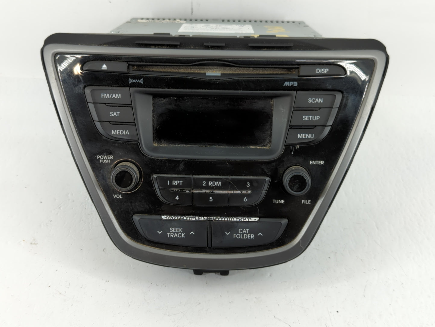 2014-2016 Hyundai Elantra Radio AM FM Cd Player Receiver Replacement P/N:96170-3X156GU Fits Fits 2014 2015 2016 OEM Used Aut