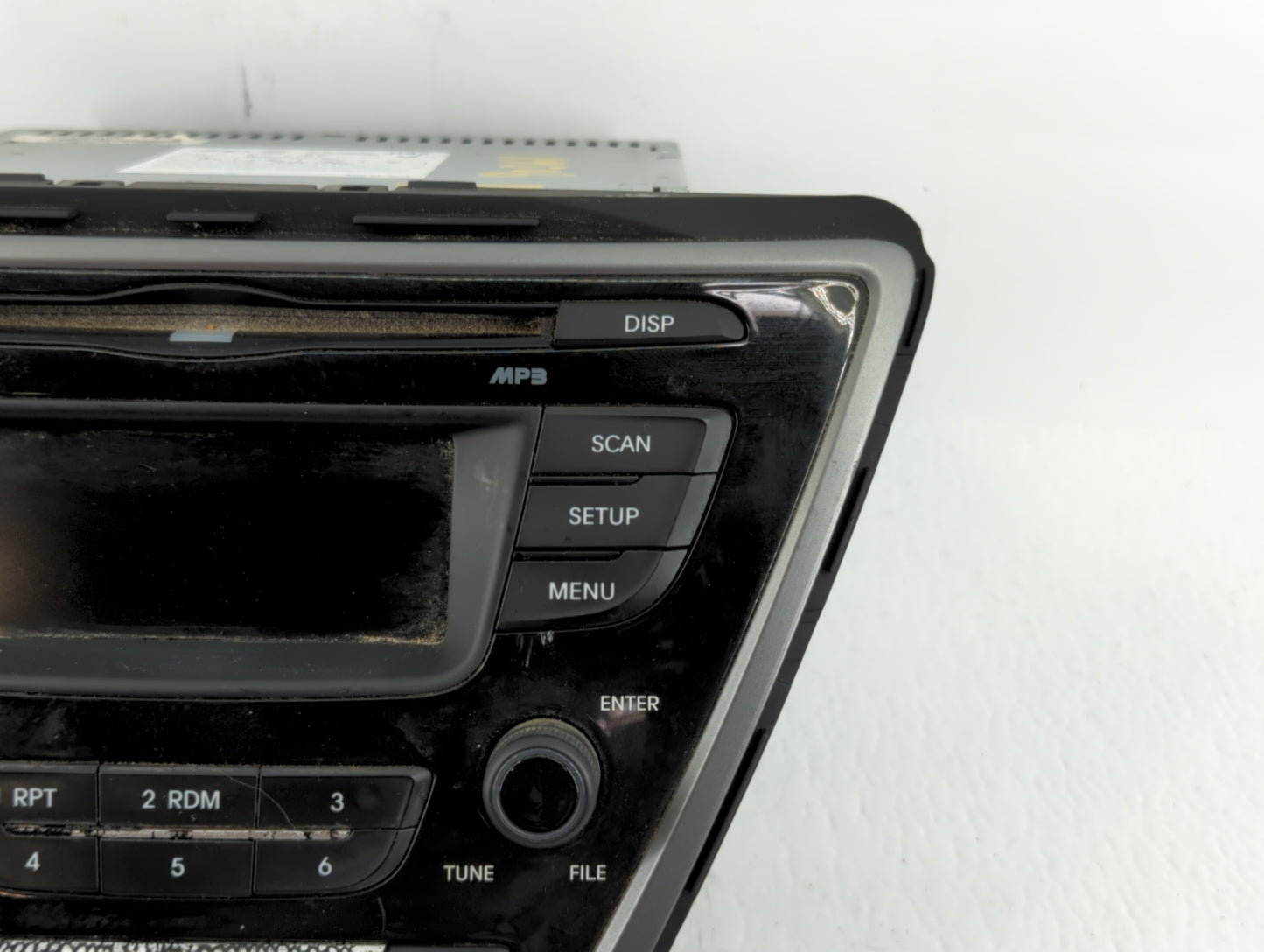 2014-2016 Hyundai Elantra Radio AM FM Cd Player Receiver Replacement P/N:96170-3X156GU Fits Fits 2014 2015 2016 OEM Used Aut