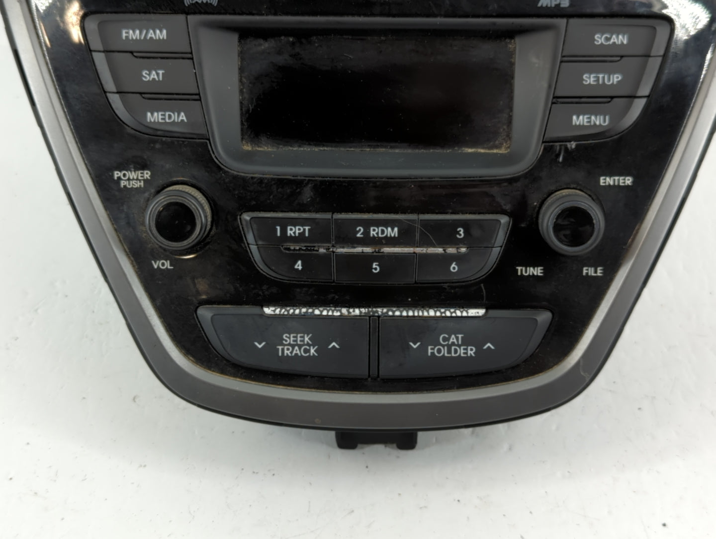 2014-2016 Hyundai Elantra Radio AM FM Cd Player Receiver Replacement P/N:96170-3X156GU Fits Fits 2014 2015 2016 OEM Used Aut