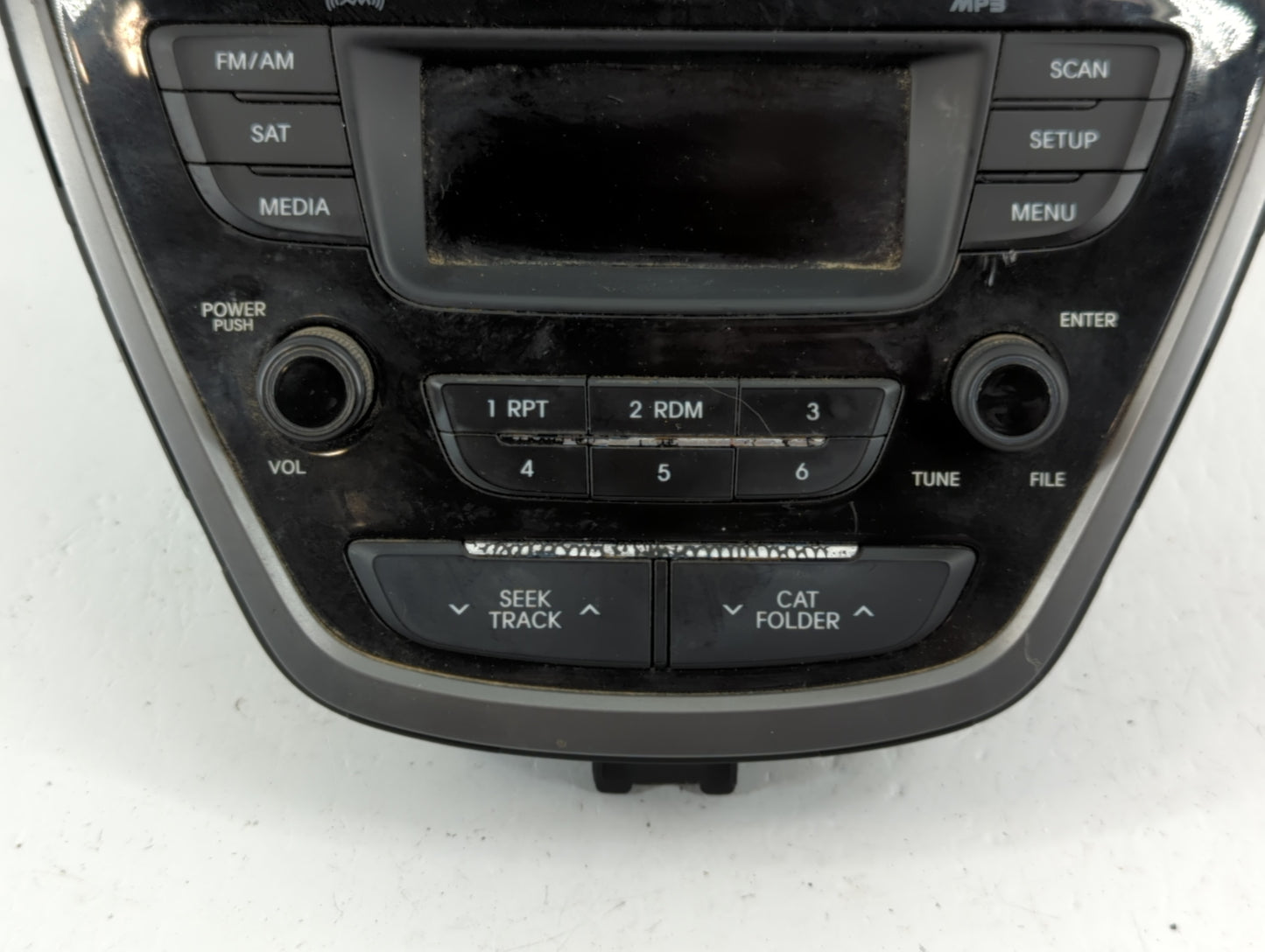 2014-2016 Hyundai Elantra Radio AM FM Cd Player Receiver Replacement P/N:96170-3X156GU Fits Fits 2014 2015 2016 OEM Used Aut