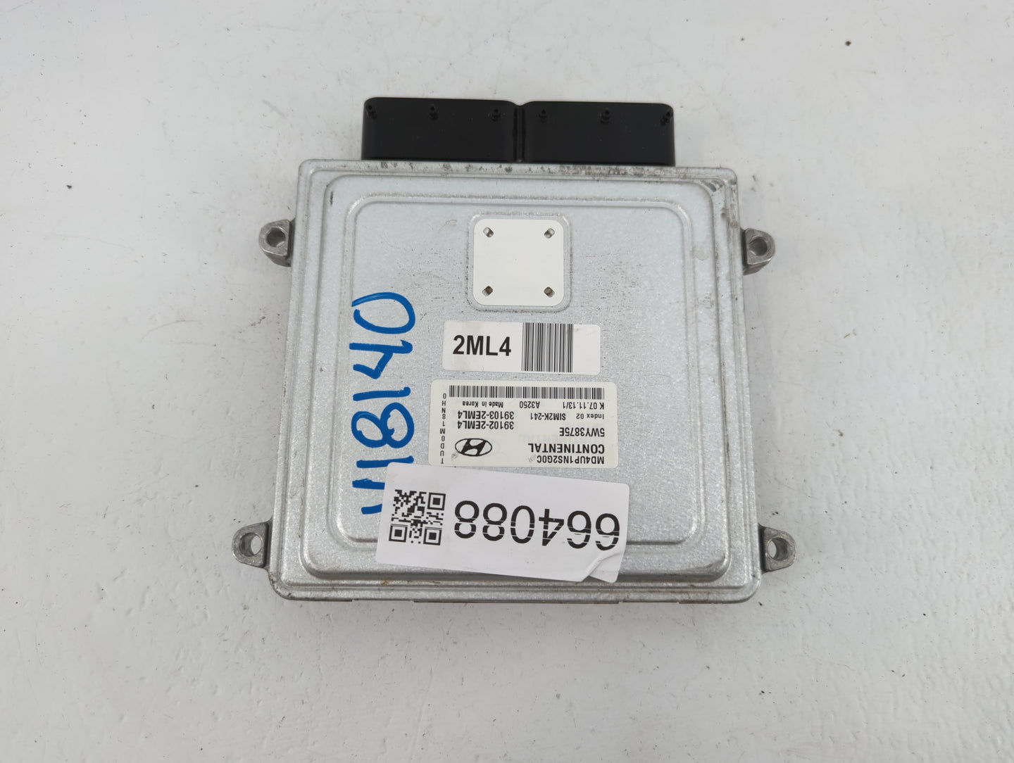 2014-2016 Hyundai Elantra PCM Engine Control Computer ECU ECM PCU OEM P/N:39103-2EML4 39102-2EML4 Fits Fits 2014 2015 2016 O