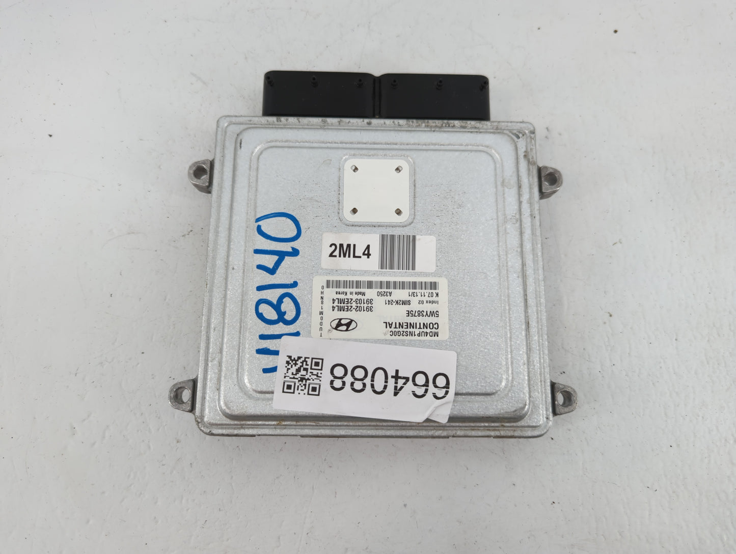 2014-2016 Hyundai Elantra PCM Engine Control Computer ECU ECM PCU OEM P/N:39103-2EML4 39102-2EML4 Fits Fits 2014 2015 2016 O