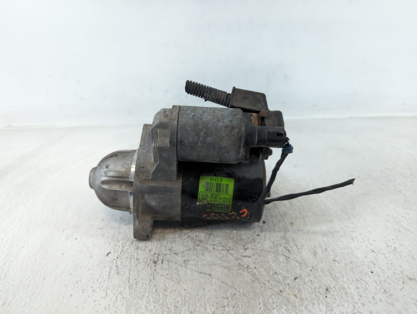 2011-2014 Hyundai Elantra Car Starter Motor Solenoid OEM P/N:36100-2E120 GSL12V Fits Fits 2011 2012 2013 2014 OEM Used Auto 