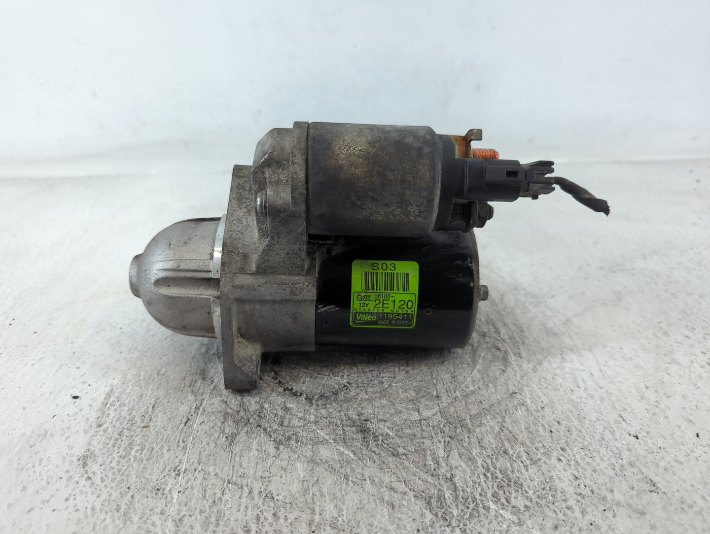 2013-2020 Hyundai Elantra Car Starter Motor Solenoid OEM P/N:1209395 36100-2E120 Fits OEM Used Auto Parts - Oemusedautoparts