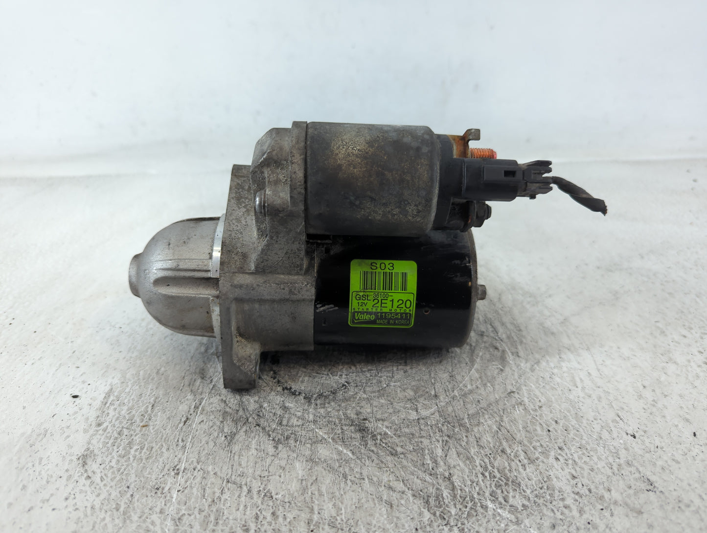 2013-2020 Hyundai Elantra Car Starter Motor Solenoid OEM P/N:1209395 36100-2E120 Fits OEM Used Auto Parts - Oemusedautoparts