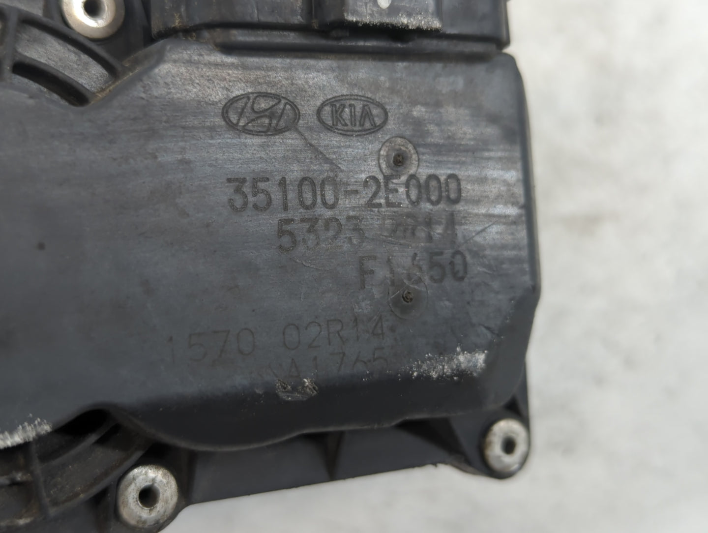 2011-2020 Hyundai Elantra Throttle Body P/N:35100-2E000 Fits Fits 2011 2012 2013 2014 2015 2016 2017 2018 2019 2020 2021 OEM