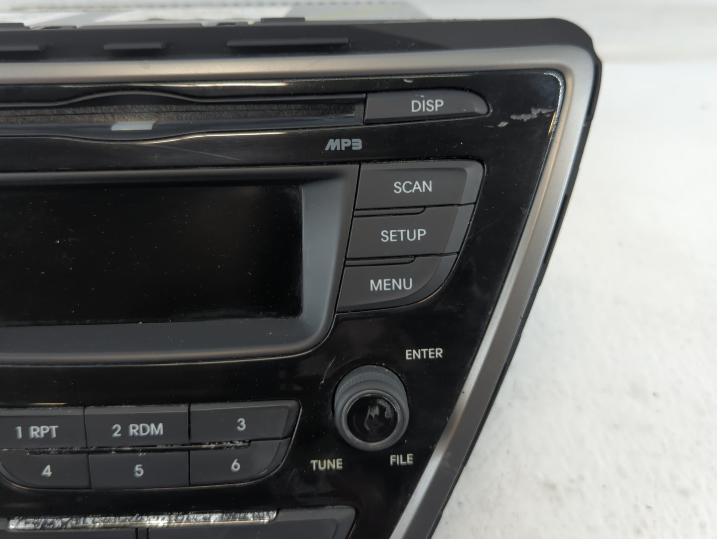 2014-2016 Hyundai Elantra Radio AM FM Cd Player Receiver Replacement P/N:96170-3X156GU Fits Fits 2014 2015 2016 OEM Used Aut