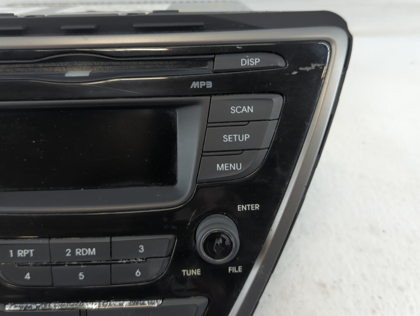 2014-2016 Hyundai Elantra Radio AM FM Cd Player Receiver Replacement P/N:96170-3X156GU Fits Fits 2014 2015 2016 OEM Used Aut