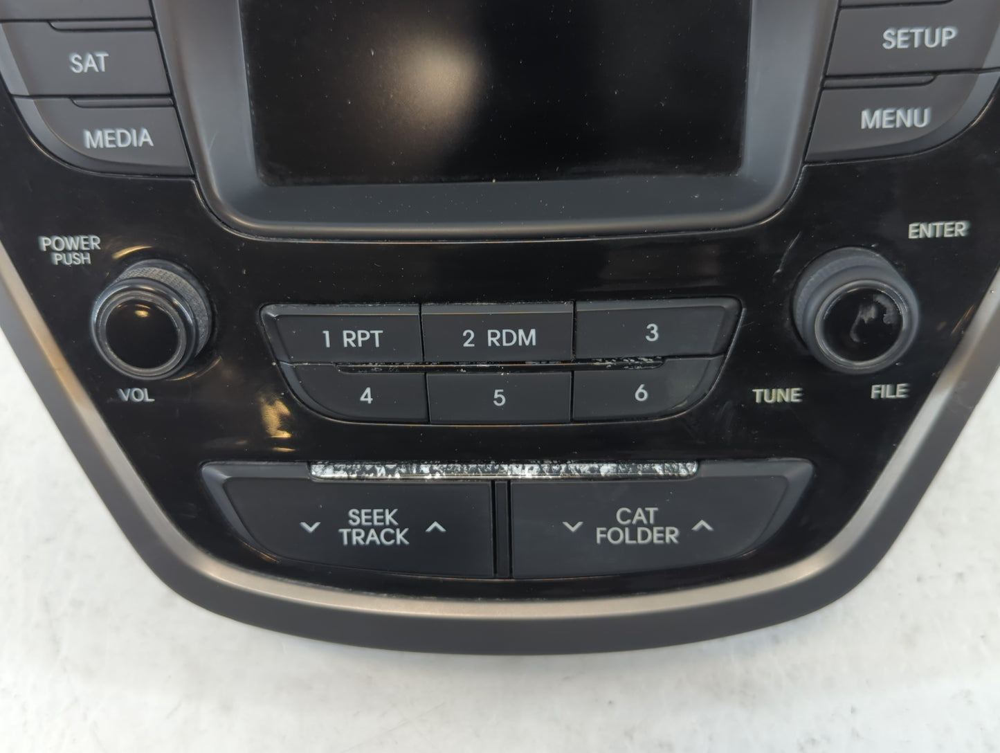 2014-2016 Hyundai Elantra Radio AM FM Cd Player Receiver Replacement P/N:96170-3X156GU Fits Fits 2014 2015 2016 OEM Used Aut