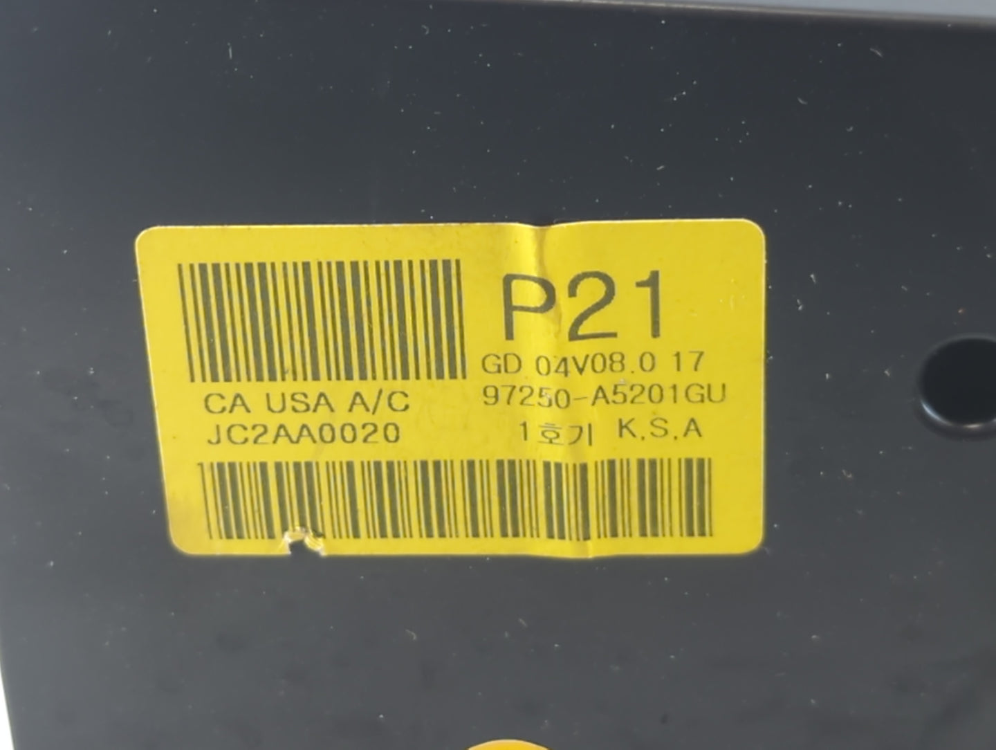 2013-2017 Hyundai Elantra Climate Control Module Temperature AC/Heater Replacement P/N:97250-A5201GU JC2AA0020 Fits OEM Used