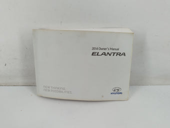 compare product 2014 Hyundai Elantra Owners Manual Book Guide P/N:A3Y0-ES43DE OEM Used Auto Parts