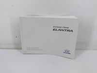 2014 Hyundai Elantra Owners Manual Book Guide P/N:A3Y0-EC43DE OEM Used Auto Parts - Oemusedautoparts1.com