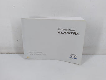 compare product 2014 Hyundai Elantra Owners Manual Book Guide P/N:A3Y0-EC43DE OEM Used Auto Parts