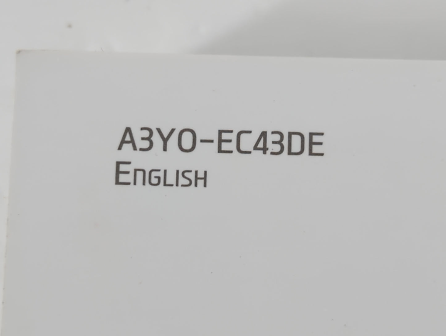 2014 Hyundai Elantra Owners Manual Book Guide P/N:A3Y0-EC43DE OEM Used Auto Parts - Oemusedautoparts1.com